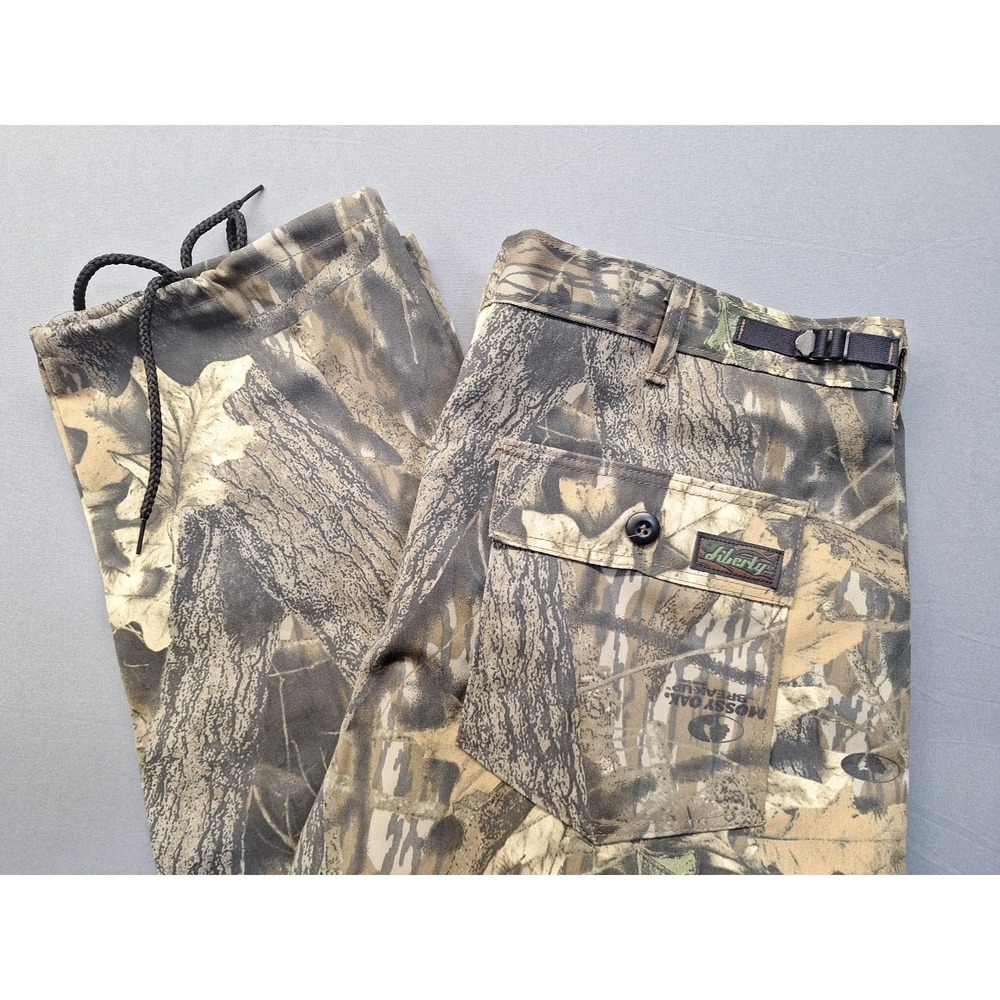 Vintage 90s Liberty Mossy Oak Break Up Large Regular Camo Pants Hunting Outdoor